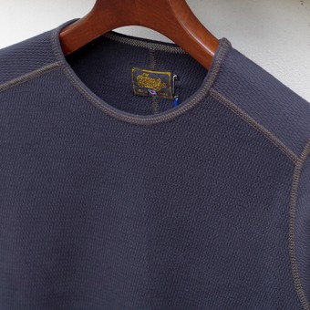 CREW NECK THERMAL CUT-SEWN