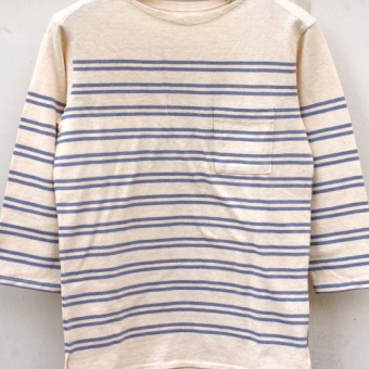 INDIGO STRIPE BASQUE SHIRTS