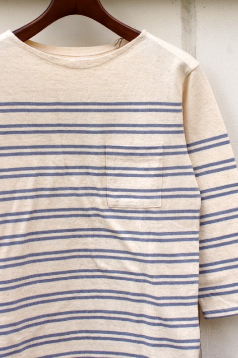 INDIGO STRIPE BASQUE SHIRTS