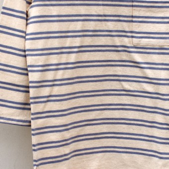 INDIGO STRIPE BASQUE SHIRTS