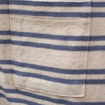 INDIGO STRIPE BASQUE SHIRTS