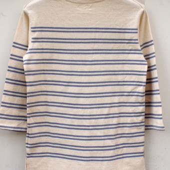 INDIGO STRIPE BASQUE SHIRTS