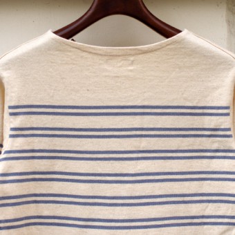 INDIGO STRIPE BASQUE SHIRTS