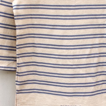 INDIGO STRIPE BASQUE SHIRTS