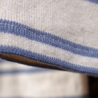 INDIGO STRIPE BASQUE SHIRTS