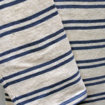 INDIGO STRIPE BASQUE SHIRTS