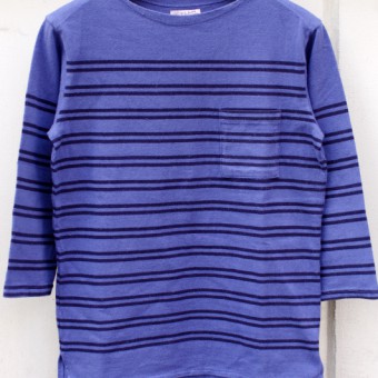 INDIGO STRIPE BASQUE SHIRTS