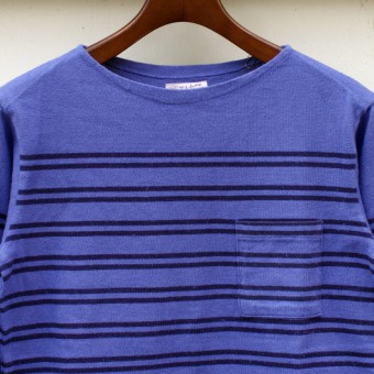 INDIGO STRIPE BASQUE SHIRTS