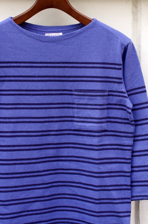 INDIGO STRIPE BASQUE SHIRTS