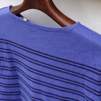 INDIGO STRIPE BASQUE SHIRTS