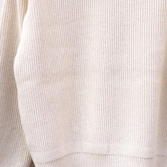 RED CROSS BOAT NECK SWEATER