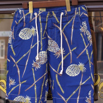 INDIGO HAWAIIAN SHORTS