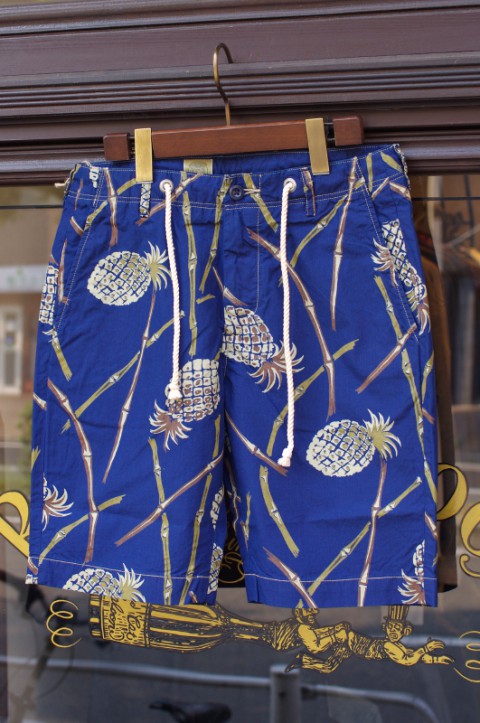 INDIGO HAWAIIAN SHORTS