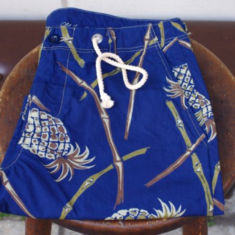 INDIGO HAWAIIAN SHORTS