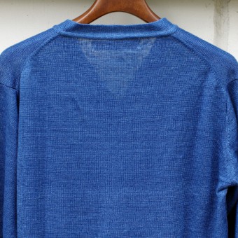 SLIM BODER INDIGO CARDIGAN