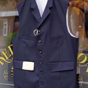 NOTCHED RAPEL WAIST COAT