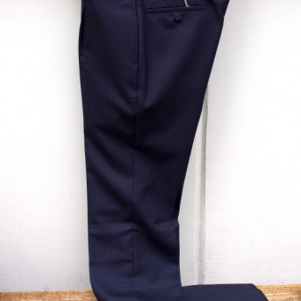 PLEATED SIDE BUCKLE TROUSER