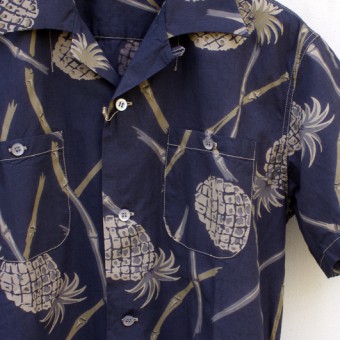 INDIGO HAWAIIAN SHIRTS - S/S