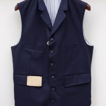 NOTCHED RAPEL WAIST COAT