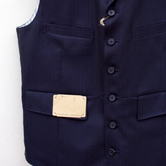 NOTCHED RAPEL WAIST COAT