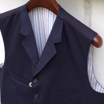 NOTCHED RAPEL WAIST COAT