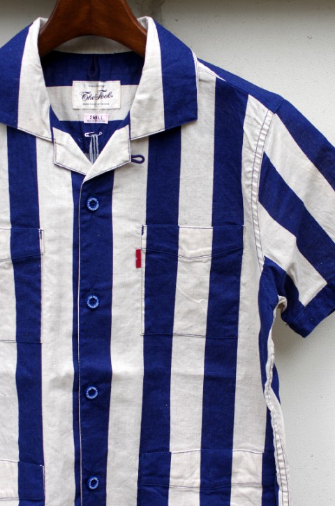 MARINE STRIPE CUBA SHIRT