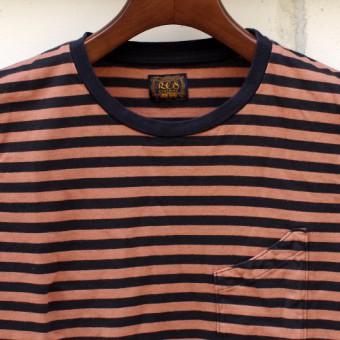 BORDER POCKET T-SHIRTS WITH PATCH