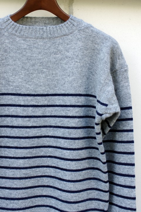 GUERNSEY INDIGO STRIPE JUMPER