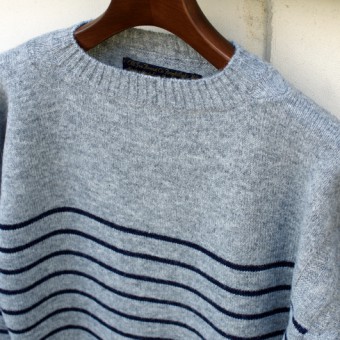 GUERNSEY INDIGO STRIPE JUMPER