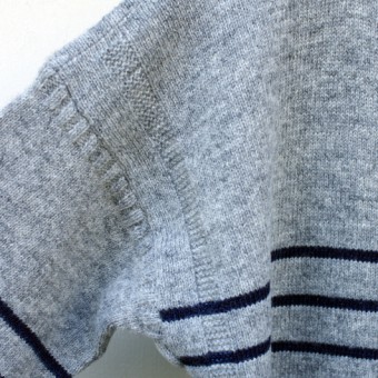 GUERNSEY INDIGO STRIPE JUMPER