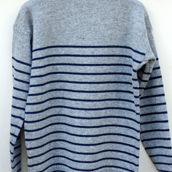 GUERNSEY INDIGO STRIPE JUMPER