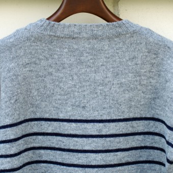 GUERNSEY INDIGO STRIPE JUMPER