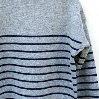 GUERNSEY INDIGO STRIPE JUMPER