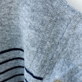 GUERNSEY INDIGO STRIPE JUMPER