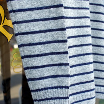 GUERNSEY INDIGO STRIPE JUMPER