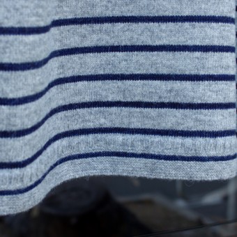 GUERNSEY INDIGO STRIPE JUMPER