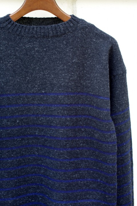 GUERNSEY INDIGO STRIPE JUMPER