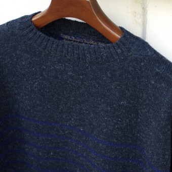 GUERNSEY INDIGO STRIPE JUMPER