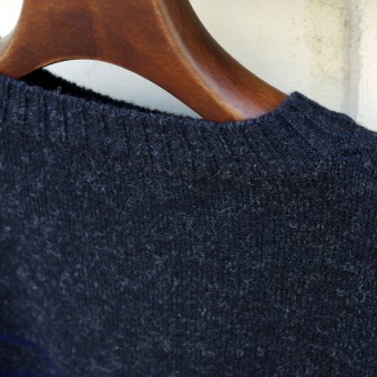 GUERNSEY INDIGO STRIPE JUMPER