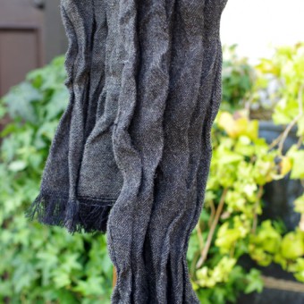 LINEN TWEED STOLE