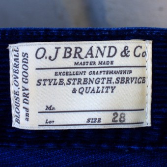 CORD TAPERD JEANS