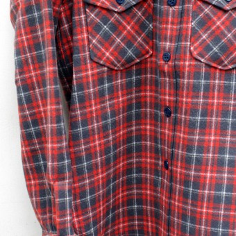 WOOL PLAID CPO SH