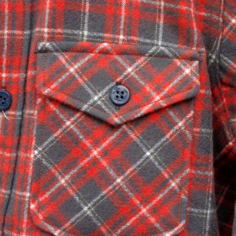 WOOL PLAID CPO SH