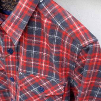 WOOL PLAID CPO SH