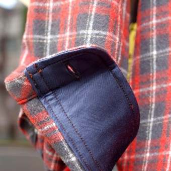 WOOL PLAID CPO SH