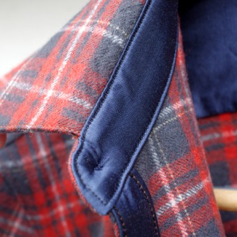 WOOL PLAID CPO SH