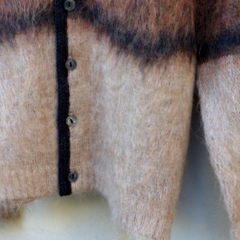 KID MOHAIR KNIT CARDIGAN