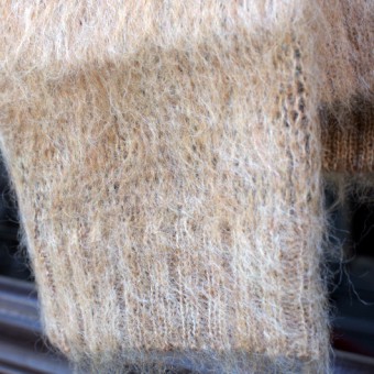 KID MOHAIR KNIT CARDIGAN