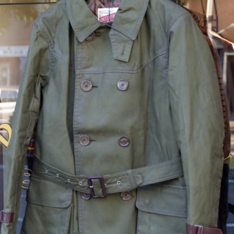 AD-WX-03 OILED  DOUBLE-BREASTED MC COAT