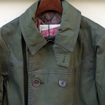 AD-WX-03 OILED  DOUBLE-BREASTED MC COAT